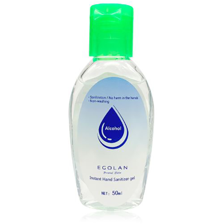 50ml anti-bacteri portable alcohol hand sanitizer gel